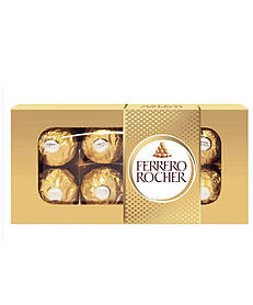 Подарункові шоколадні цукерки в коробці Ferrero Rocher 100 г
