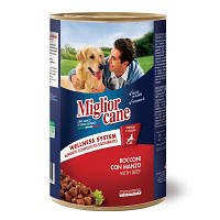 Консервы для собак Migliorcane с кусочками говядины 1250 г (8007520011525)