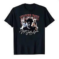 Футболка чёрная Youngboy ''Never Broke Again'' Vintage Look T-Shirt