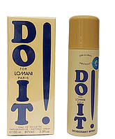 Набор для мужчин Do It Lomani (Туалетная вода 100 мл. дезодорант 200 мл) Ду ит Ломани