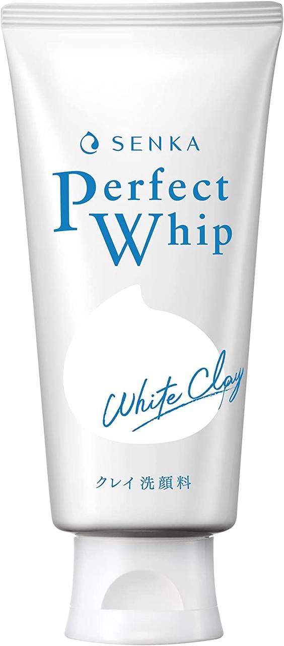 Shiseido Senka Perfect Whip White Clay осветляющая пенка с шёлком, гиалуроновой к-той, белой глиной 120гр - фото 2 - id-p1764450651