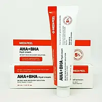 MEDI-PEEL AHA BHA 28 DAYS HYAL CREAM Восстанавливающий крем-пилинг с кислотами, 30 мл.