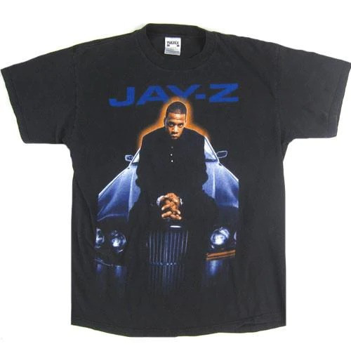 Футболка чорна Jay Z 1998 Vintage T-Shirt Hard Knock Life XS