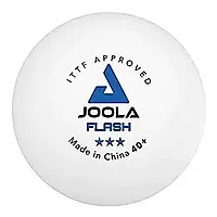 М'ячі для настільного тенісу Joola Flash 3* 40+ (6 шт.) White