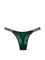 Трусики Victoria’s Secret Very Sexy Shine Strap Thong Panty Deepest Green XS