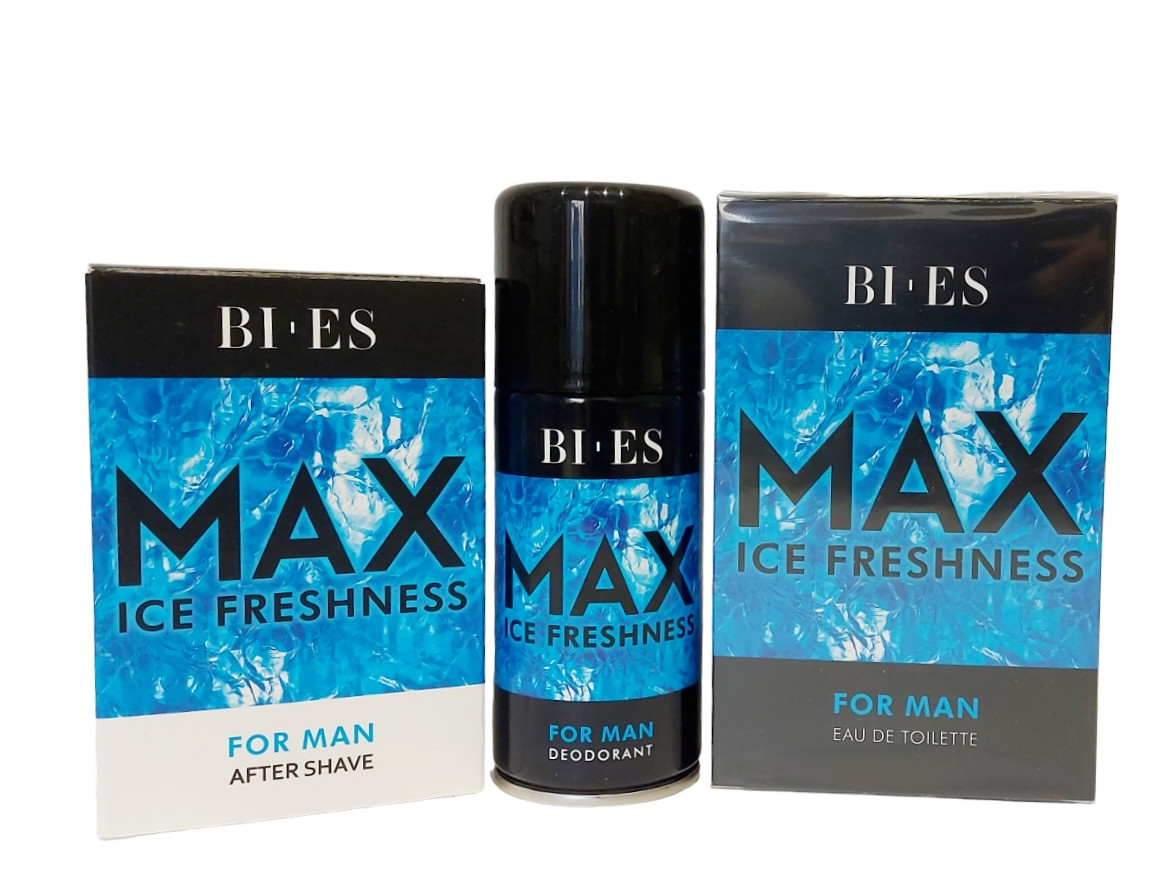 Набір для чоловіків Bi-Es Max (Туалетна вода 100 мл., Дезодорант 150 мл., Лосьйон після гоління 100 мл.)
