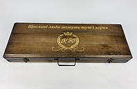 Подарунковий набір шампурів в дерев'яному кейсі для пікніка ОРІОН HAPPY DAYS, фото 6