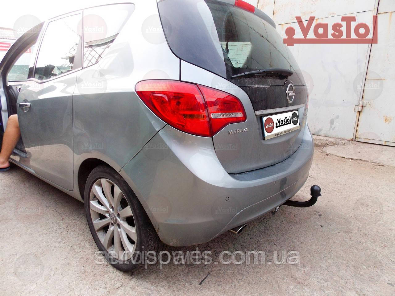 Съемный фаркоп на Opel Meriva B 2010-2017 (Опель Мерива Б) - фото 1 - id-p1764467305