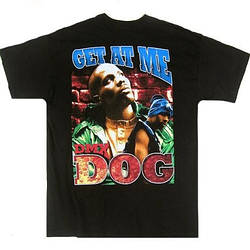 Футболка чорна DMX Vintage T-Shirt Get At Me Dog XS