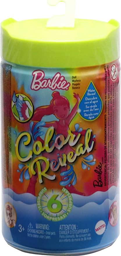 Barbie Color Reveal Chelsea Doll Ігровий набір Барбі with 6 Surprises Neon Tie-Dye Series (HCC90)