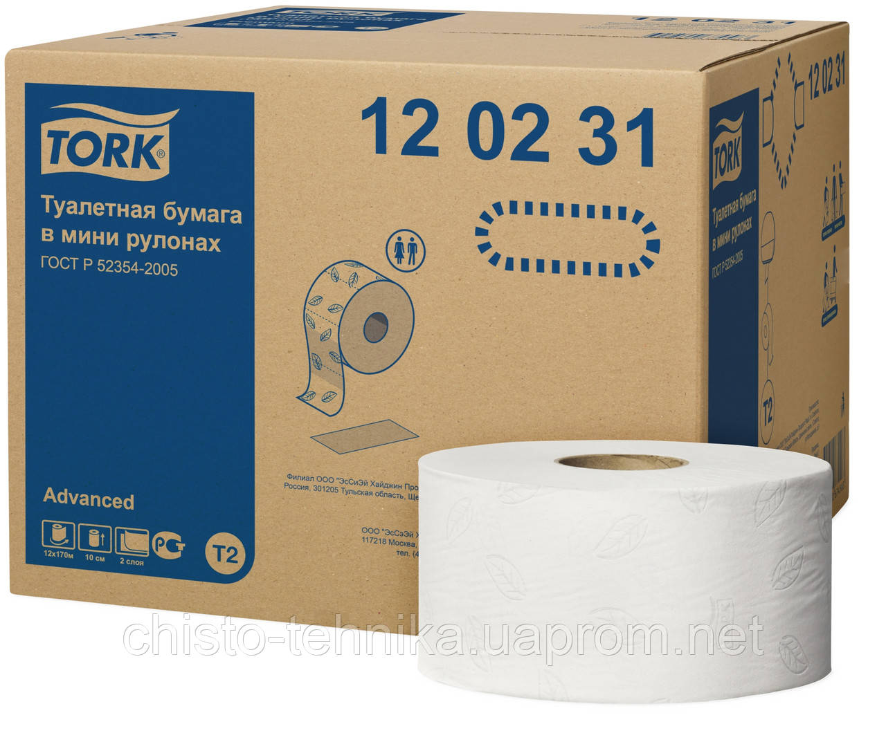 Tork туалетний папір в міні-рулонах (120231)