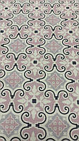 Ткань для пэчворка розовая, орнамент (Gutermann)