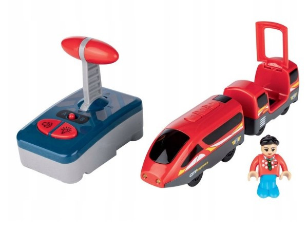 Поїзд на радіокеруванні для дерев'яної залізниці Playtive Junior, фото 1