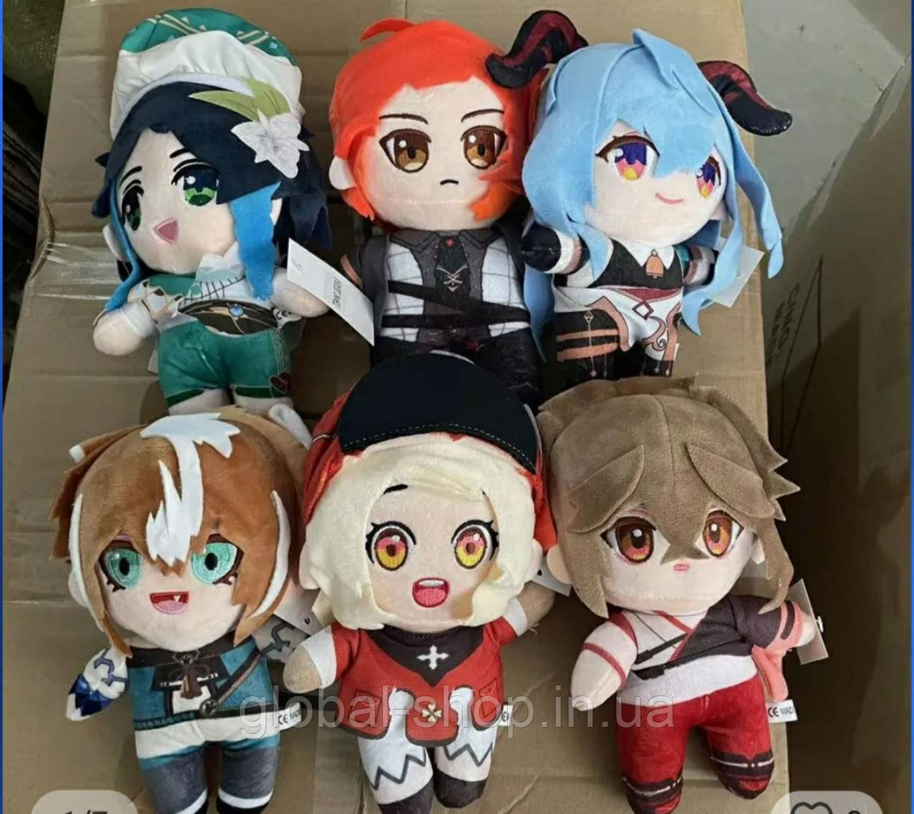 Купить Мягкая игрушка Аниме Genshin Impact 20 см ,10 видов, цена 245 ...