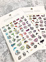 Наклейки для маникюра и дизайна ногтей Joyful Nail №1050