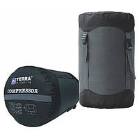 Terra Incognita "Compressor S" (22*22*33см) серо/чёрный - прочный компрессионный мешок для спальника и вещей