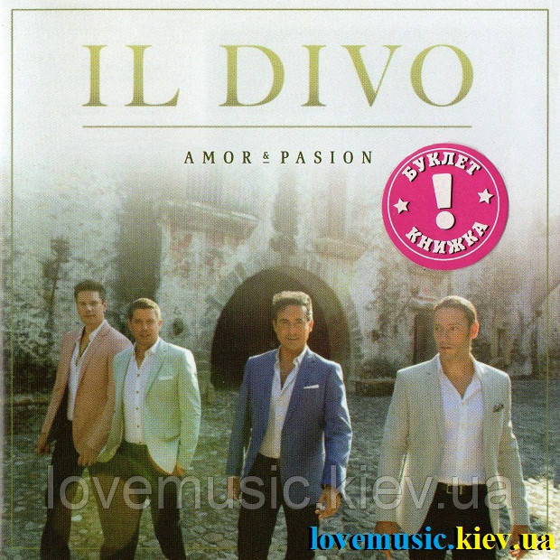 Музичний сд диск IL DIVO Amor & pasion (2015) (audio cd), фото 1