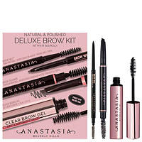 Набор для бровей Anastasia Beverly Hills Natural&Polished Deluxe Brow Kit (Brow Wiz + Brow Definer + Brow Gel)