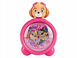 Дитячий настільний будильник годинник щенячий патруль PAW Patrol Skye Скай, фото 3