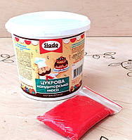 Цукрова паста-мастика червона Slado (вакум) 100 г