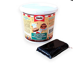 Цукрова паста-мастика 100 грам (вакум) чорна