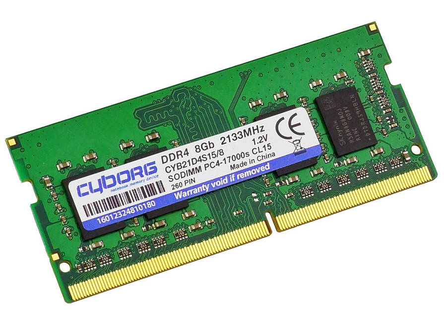 SODIMM DDR4 2133 8GB PC4-17000 - оперативная память для ноутбука