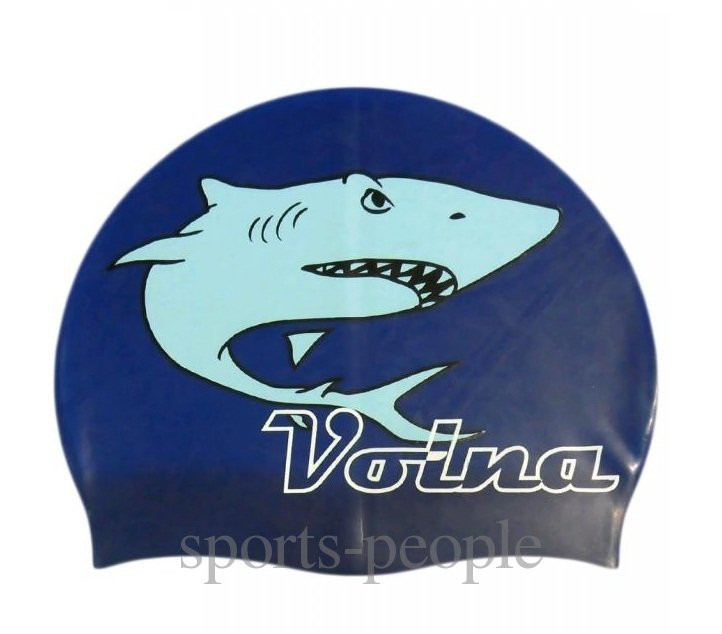Шапочка для плавания Volna Shark, силикон, разн. цвета - фото 1 - id-p1764502430