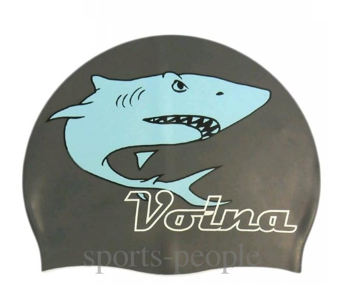 Шапочка для плавания Volna Shark, силикон, разн. цвета - фото 3 - id-p1764502430