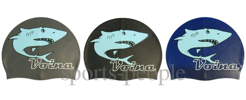Шапочка для плавания Volna Shark, силикон, разн. цвета - фото 4 - id-p1764502430