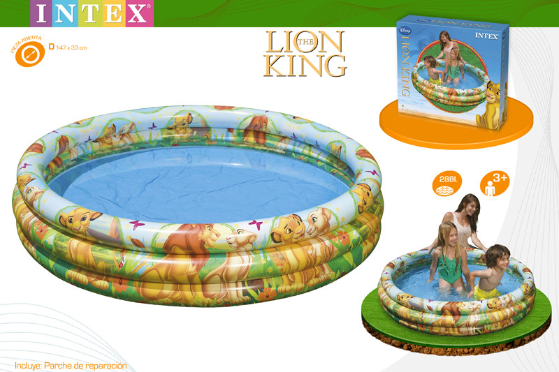 Дитячий надувний басейн "Король лев" Intex 58420