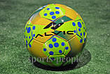 М'яч футсальний (для міні-футболу) Alvic No4, PU, зелений колір, фото 2