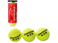 М'яч (м'ячі) для великого тенісу MS 1178, 1 сорт, 40% натур шерсть, 3 шт., у колбі