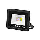 Прожектор LED DELUX FMI 11 LED 10Вт 6500K IP65  чорн.