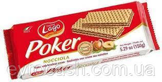 Вафлі Lago Poker Noccila 150 гр, фото 1