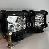 Протитуманні фари 18W 6X 3W LED Work Light 12V Spot Lamp, фото 2