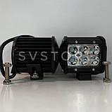 Протитуманні фари 18W 6X 3W LED Work Light 12V Spot Lamp, фото 3