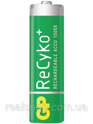 Акумулятор AA R6 2100 mAh GP ReCyko+ 1.2V (ціна за 1 акумулятор) GP210AAHCBLL-2EC2