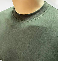 Футболка армейська олива 100% х/б, плав.165 г/м2