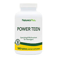 Мультивитамины для Подростков, Source of Life, Power Teen, Natures Plus, 180 таблеток