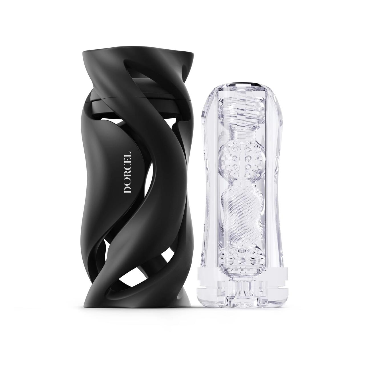 Мастурбатор Dorcel DEEP BLOW BLACK, подвійне використання, фото 1