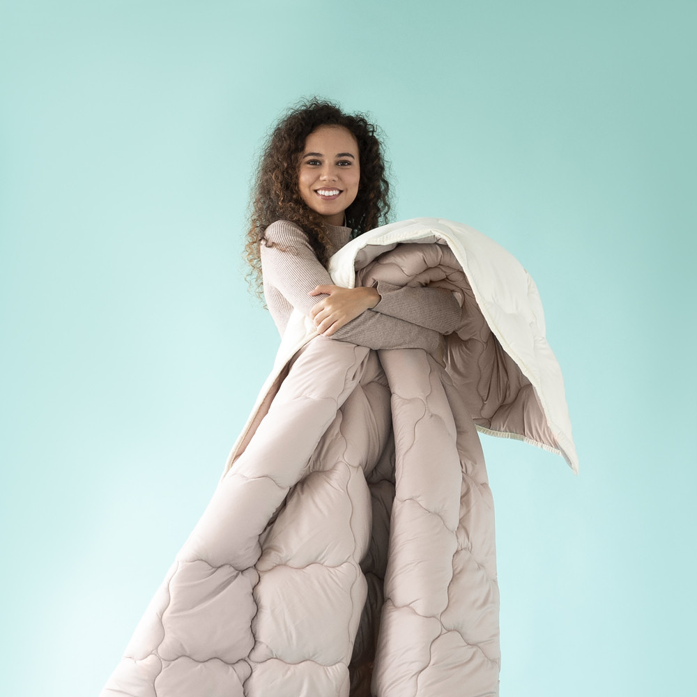 Ковдра WOOLLY вовняна зимова ТМ IDEIA 140х210 см