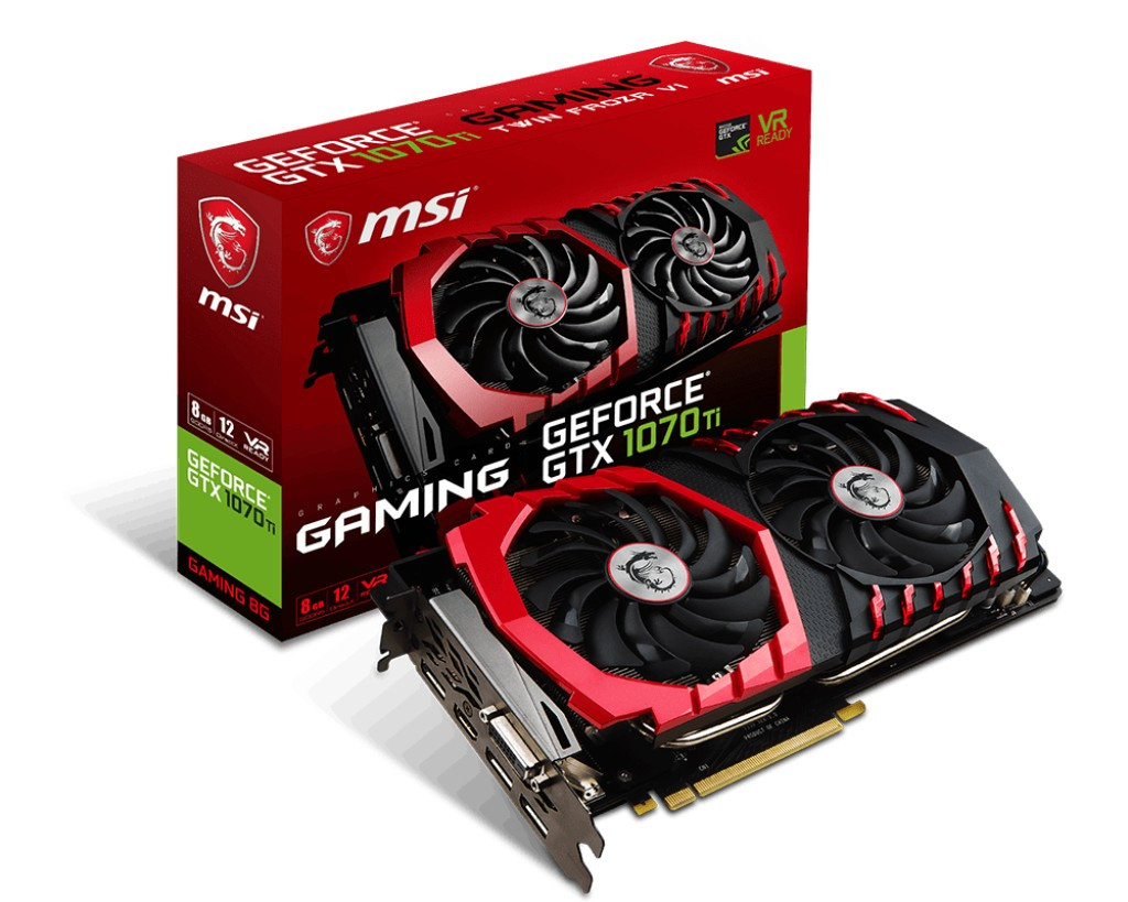 Відеокарта MSI GeForce GTX 1070 Ti Gaming 8GB GDDR5 Refurbished