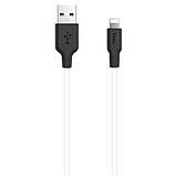 Дата кабель Hoco X21 Plus Silicone Lightning Cable (1m), фото 4