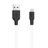 Дата кабель Hoco X21 Plus Silicone MicroUSB Cable (1m), фото 4