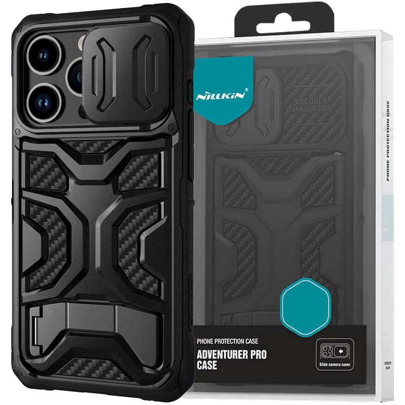 TPU+PC чохол Nillkin CamShield Adventurer Pro (шторка на камеру) для Apple iPhone 14 Pro Max (6.7")