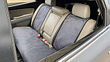 Накидки на сидіння з алькантари (штучної замші), Сірий металік. Стандарт. Повний комплект, фото 5