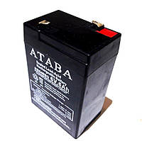 Акумулятор ATABA 6V 6Ah, олив'яно-кислотний