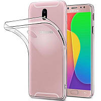 TPU чохол Epic Transparent 1,5mm для Samsung J730 Galaxy J7 (2017) Безбарвний (прозорий)
