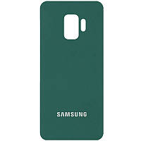 Чохол Silicone Cover Full Protective (AA) для Samsung Galaxy S9 Зелений / Pine green