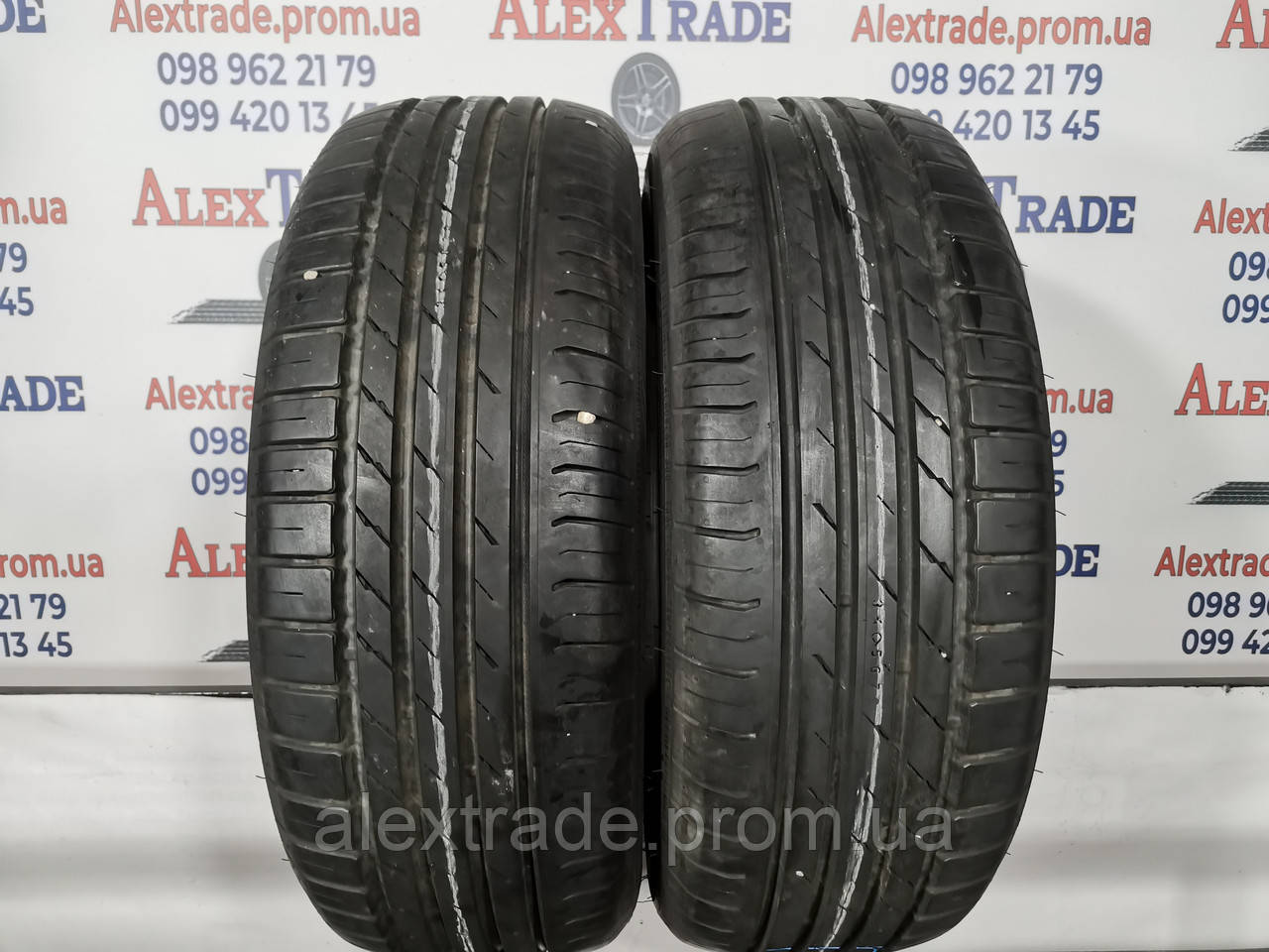 195/55 R16 Nokian Tyres Wetproof літні шини бу 2 шт.